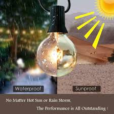 You can buy coaxial staples (for wood) at home depot, lowes, etc. 7 65m String Lights Outdoor Led Lights Hanging Lights For Garden Pergola Decks Cafe Market 25 Lights On Sale Overstock 29123746