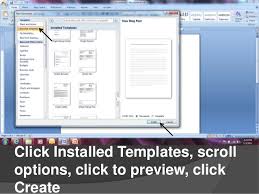 Creating Cover Letters In Microsoft Word 2007