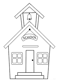 Big apartment building coloring pages. Coloring Pages School Building Coloring Page