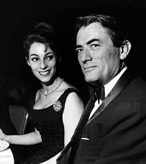 Gregory Peck and wife Véronique at a New York City event