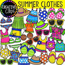 Summer is one of the four earth's seasons, that goes after spring and foreshadows autumn. Summer Clothing Clipart Worksheets Teaching Resources Tpt