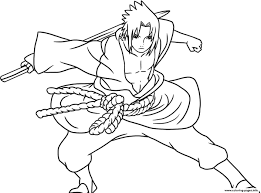 Naruto and sakura do not give up on sasuke: Coloring Pages Anime Sasuke Of Naruto Shippudencb91 Coloring Pages Printable