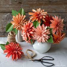 Video Tutorial New Frosted Paper Dahlia Flower Kit Lia Griffith Paper Flowers Paper Flower Tutorial Paper Dahlia