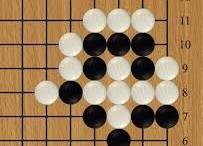 What is the move for black to surround white in this Go game ...