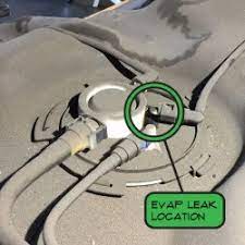 the position of evap leak