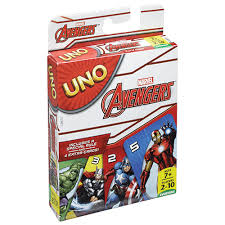 Avengers topps collectable trading cards. Uno Avengers Mattel Games