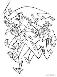 Harley quinn first debuted in the batman cartoon series: Harley Quinn Coloring Pages Free Printable Harley Quinn Coloring Pages