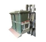 DHE 240L Plastic Wheelie Bin Tipper Forklift Attachment