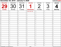 They help us to make our work more smoothly done by reminding. Weekly Calendars 2020 For Word 12 Free Printable Templates