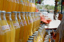 The provided plant is used to make as mango pulp, mango slice, and mango concentrate, mango juice and puree, mango chutney and for washing, sorting, destoning, pasteurization, filling & packaging. Maaza Wikipedia