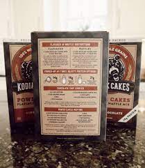 Instructions · preheat waffle iron. Kodiak Cakes My Favorite Waffle Mix Coco S Caravan