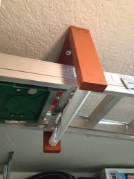 Not Pretty But Functional Storage Shed Organization Ladder Storage Metal Storage Racks