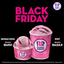 Baskin robbins is the world's largest chain of ice cream specialty shops. Facebook