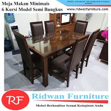 Order dan miliki sekarang juga interior perabot furniture duco kayu mahoni oven berkualitas pilihan terbaik dari store jati menjadikan interior furniture ruangan rumah semakin nyaman, elegan dan menarik perhatian sehingga tidak membosankan. Meja Makan Minimalis 6 Kursi Model Semi Bungkus Dudukan Paten Shopee Indonesia