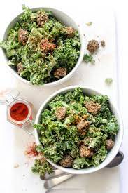 Spicy Kale Caesar Salad Rezepte Caesar Salat Essen