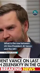 What did JD Vance say about the UK? #politics @itvnews