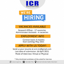 We did not find results for: Institute For Clinical Research Icr Nih My On Twitter We Are Seeking To Employ Research Officers Administrative Assistants Send Us Your Resume To This Email Address At Ccrn Icr Gmail Com The Latest By 16