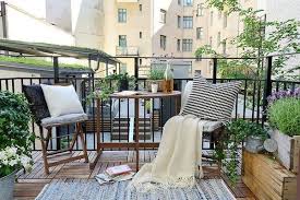 30 Small Balcony Designs And Decorating Ideas In Simple And Beautiful Swedish Style Small Balcony Design Small Patio Decor Balcony Design