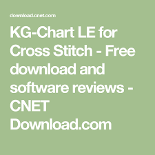 Kg Chart Le For Cross Stitch Free Download And Software