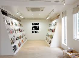 Magazine Library At Futur Cultur Festival Magazine Display Retail Interior Bookstore Design