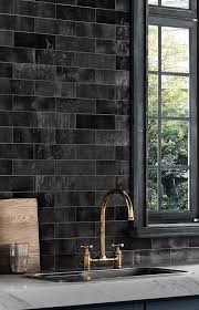 wandtegel glans grafiet 6 5 x 20 cm wandtegels metro tegel keuken keuken wandtegels