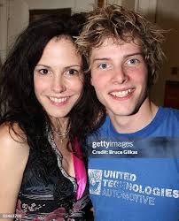 Mary Louise Parker and Hunter Parrish pose backstage