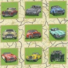 Classic And Vintage Cars Panels Quilting Fabric 55 Panels Each Quilts Car Quilt Vintage Cars