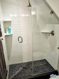 Showers Underneath Stairs Google Search Bathroom Under Stairs Pebble Shower Floor Attic Bathroom