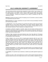 That's what a florida law firm did when it received an ostensibly unjustified demand letter from getty images, a company notorious for threatening demand letters. Create A Hold Harmless Indemnity Agreement Legal Templates