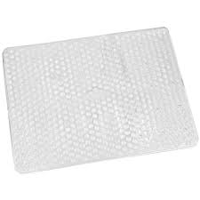 home basics clear rubber sink mat