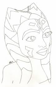 Select one of 1000 printable coloring pages of the category other. Ahsoka Tano Coloring Pages