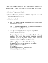 Check spelling or type a new query. Artikel Pilihan Pdrm Buka Jawatan Konstabel Longgar Syarat Kemasukan Untuk Bukan Bumiputera Laman Web Rasmi Jabatan Kemajuan Orang Asli