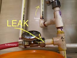 leak under sink: will silicone caulk