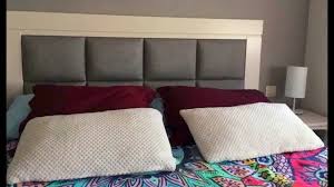 Decirle al paciente que se agarre a la cabecera de la cama y flexione sus rodillas, apoyando la planta de los pies sobre la superficie de la cama; Cabecero De Cama Con Panel Tapizado Cuadros Tudecora Com Youtube