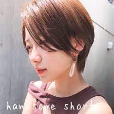 マスク美人になろう 時短でできる前髪なしヘアスタイル伝授 hair ハンサムショート 前髪なし ショート ショート 前髪