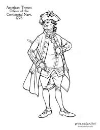 White for pure intentions history of american flag. Revolutionary War Solder Coloring Pages 11 Historic Uniforms Coloring Guides Print Color Fun