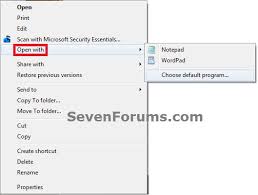 Open with - Add Program Windows 10 Forums