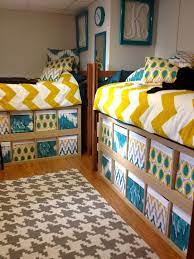 17 Smart Simple Ways To Decorate Your Dorm Room Dorm Room Storage Cute Dorm Rooms Dorm Room Bedding