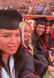 Graduation Pictures with A Longhorn Bull