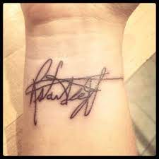 Pin By Alex Brzozowski On Tattoos Signature Tattoos Signature Tattoo Parent Tattoos