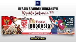 Jadwal event, info pameran, acara & promo terbaru. Desain Spanduk 17 Agustus Hut Ri 75 Dengan Photoshop Psd Siap Cetak Tutoriduan Com