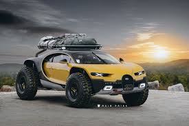 This 4x4 Bugatti Chiron Looks Impressively Attractive Bugatti Chiron Bugatti Cars Futuristic Cars
