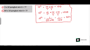 Hitunglah nilai x pada soal berikut! 3 X 10 Pangkat Min 6 64 X 10 Pangkat Min 4 Youtube