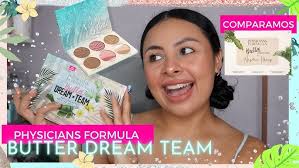 PHYSICIAN'S FORMULA BUTTER DREAM TEAM FACE PALETTE REVIEW, SWATCHES  +PALETTE COMPARISONS
