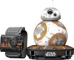 Sphero Special Edition Bb 8 App Enabled Droid With Force Band White Orange Gray R001sus Best Buy