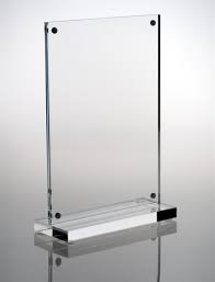 4 X 6 Acrylic Sign Holder With Magnets T Style Clear Acrylic Photo Frames Acrylic Sign Gallery Wall Kit