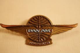 Pan Am Junior Flyer Wings Pair Pins Souvenir Pan American Airways Children Advertising Pilot Airplane Tra Children Advertising Souvenir Pan American Airways