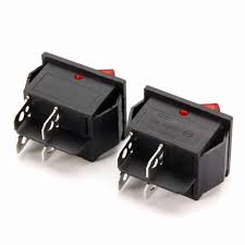 A flip switch toggle works fundamentally the same as a button. 5pcs 4 Pin Red Lamp Light Rocker Switches 2 Position On Off Boat Rocker Toggle Switch 16a 250v Lamp Switch On Off Rocker Switchposition Switch Aliexpress