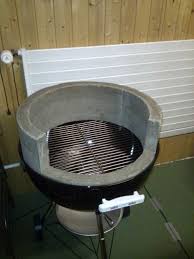 Concrete Recipe For Weber Mod Wood Burning Pizza Oven Bbq Grill Barbeque Grill