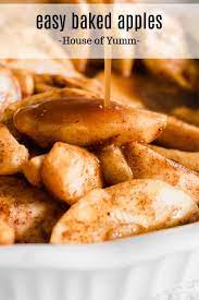 Easy Baked Apples Recipe Easy Baked Apples Baked Apple Recipes Apple Recipes Easy